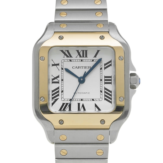 Santos de Cartier MM W2SA0016 Silver CARTIER Men's [Pre-owned]