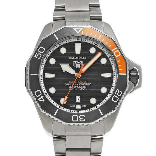 Aquaracer Professional 1000 Super Diver WBP5A8A.BF0619 Black TAG HEUER Men's [Pre-Owned].