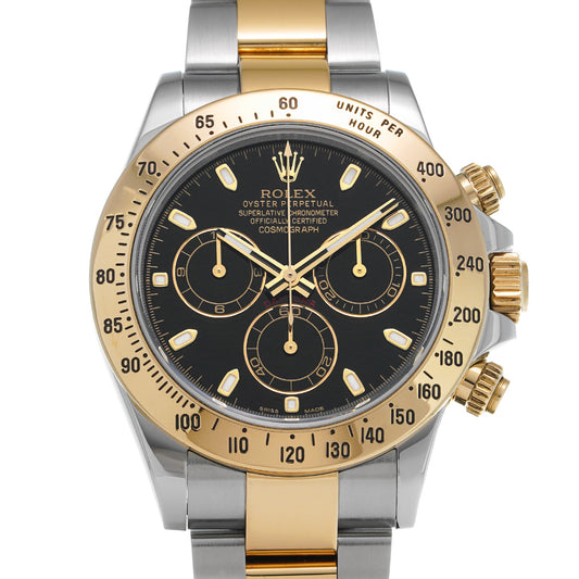 Cosmograph Daytona 116523 G (manufactured around 2010) Black ROLEX Men's [Pre-Owned].