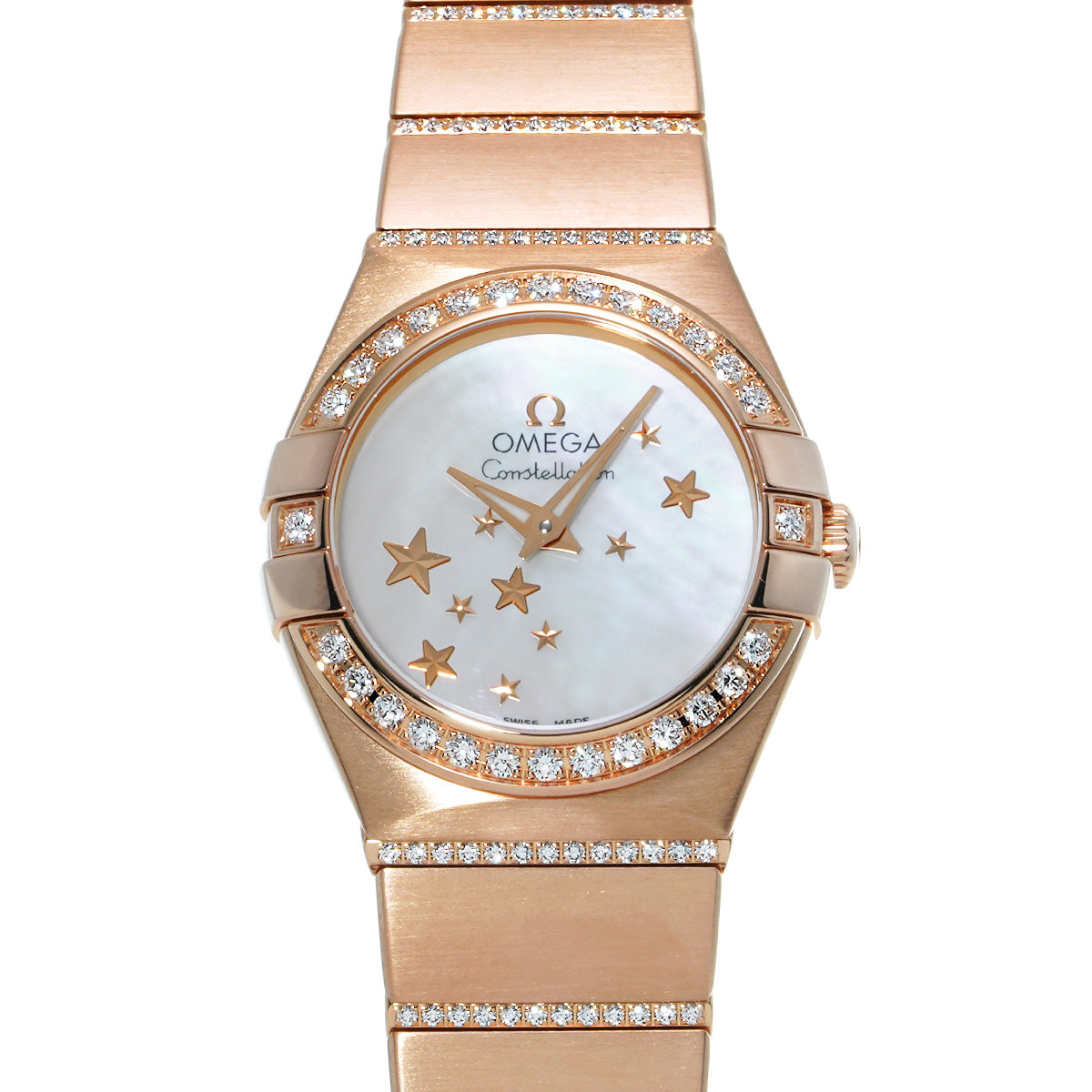 Constellation 123.55.24.60.05.004 White MOP OMEGA Ladies [Pre-owned].