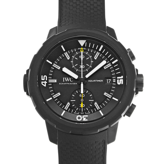 Aquatimer Chronograph Galapagos Island IW379502 Black IWC Men's [Pre-Owned]