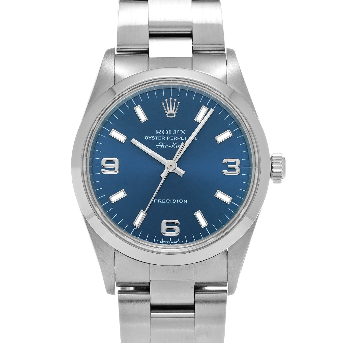 Air-King 14000 U (manufactured circa 1997) Blue ROLEX Men's [Pre-owned].