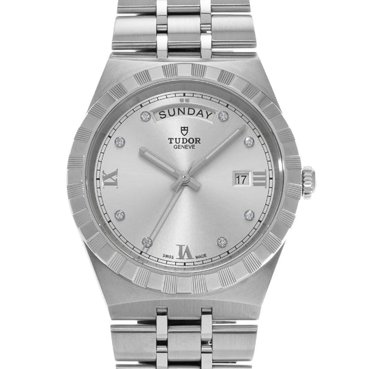 Royal 28600 Silver/Diamond TUDOR Men's [Pre-owned].