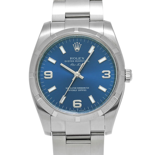 Air-King 114210 Z (manufactured circa 2006) Blue ROLEX Men's [Pre-Owned].