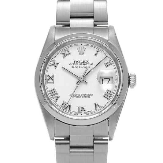 DATE JUST 16200 W (made around 1995) White ROLEX Men's [Pre-owned].