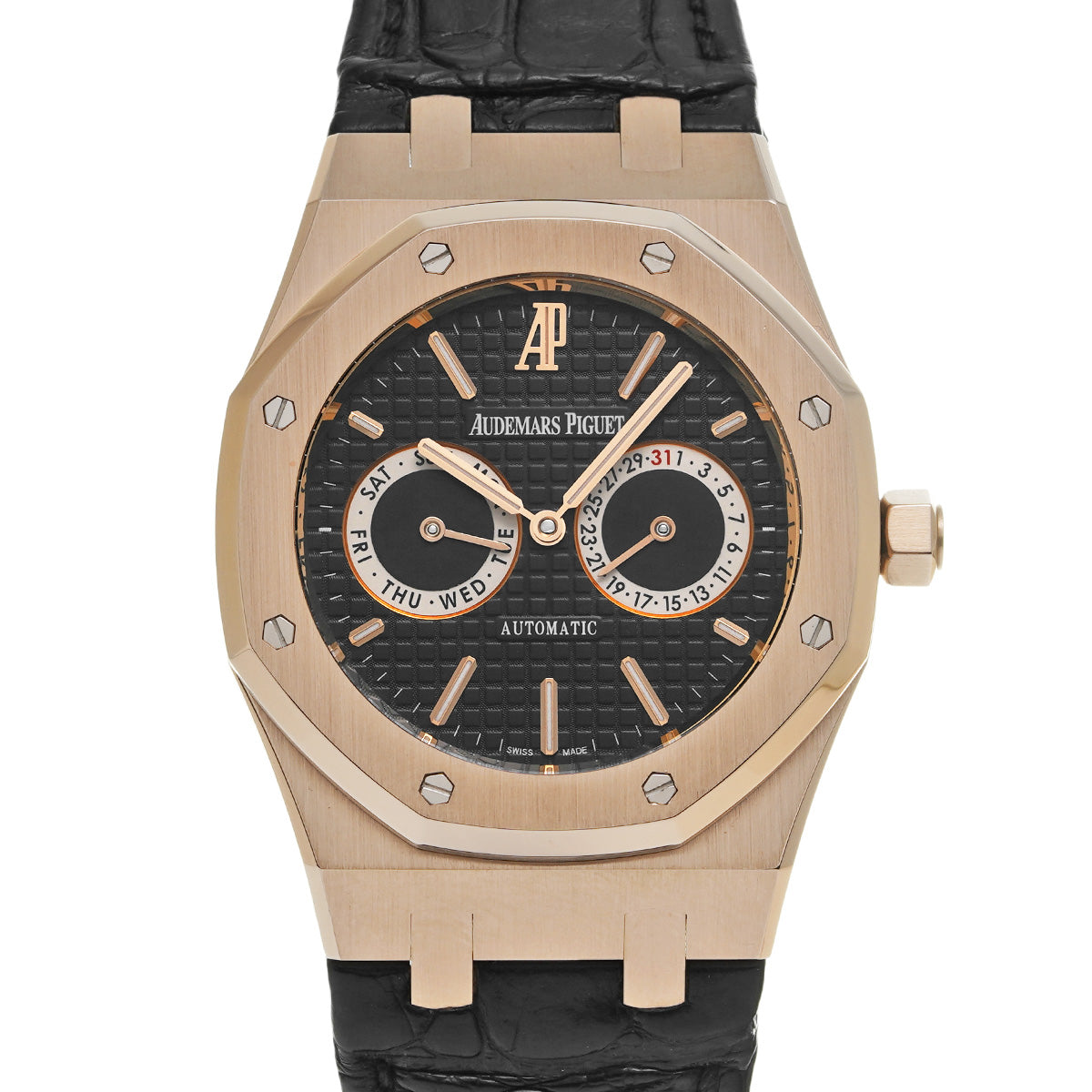 Royal Oak Day Date 26330OR.OO.D088CR.01 Black AUDEMARS PIGUET Men's [Pre-Owned].