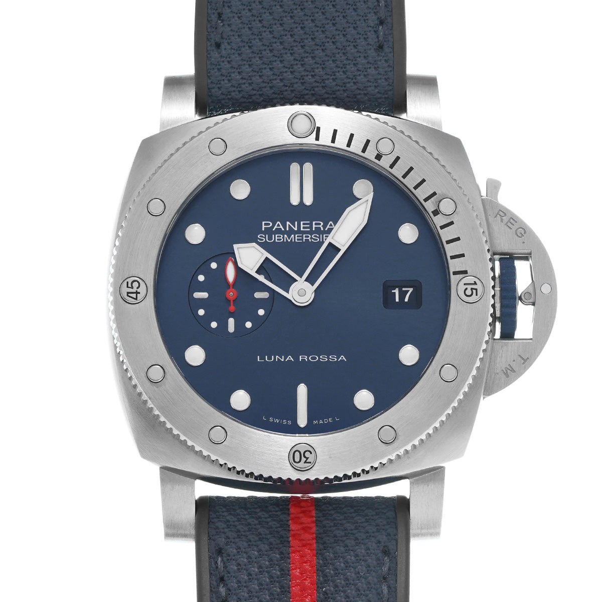 Submersible Quaranta Quattro Luna Rossa PAM01391 Y (manufactured in 2022) Blue PANERAI Men's [Pre-Owned].