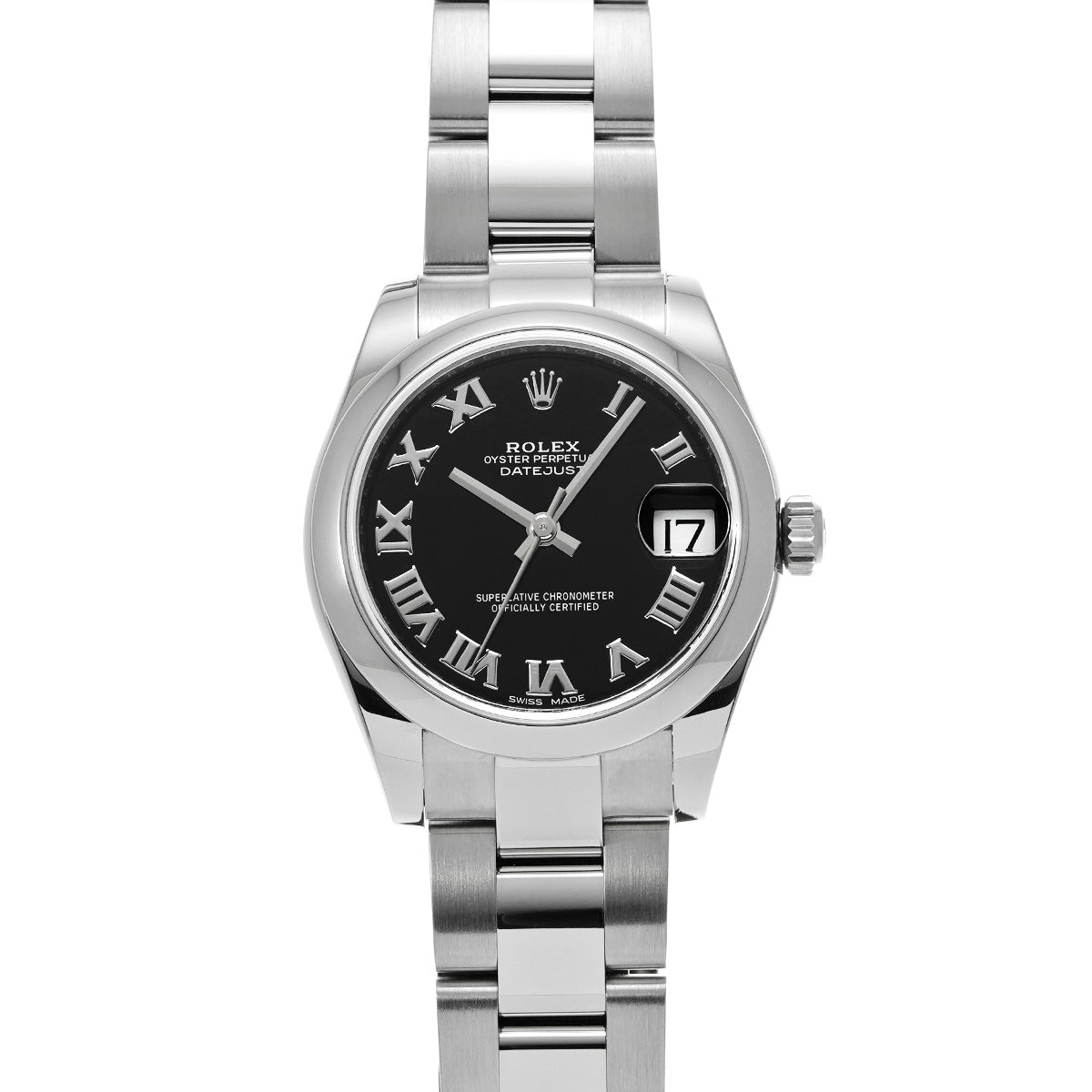 DATE JUST 178240 Random Serial Black ROLEX Unisex [Pre-owned].