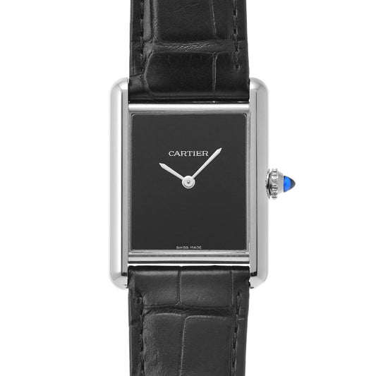 Tank Must de Cartier LM WSTA0072 Black Lacquer CARTIER Men's [Pre-Owned].