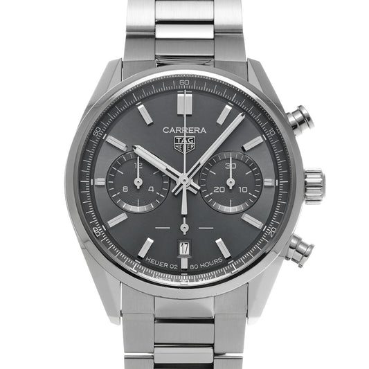 CARRERA Heuer 02 Chronograph Calibre TH20-00 CBN2012.FC6483 Gray TAG HEUER Men's [Pre-Owned]