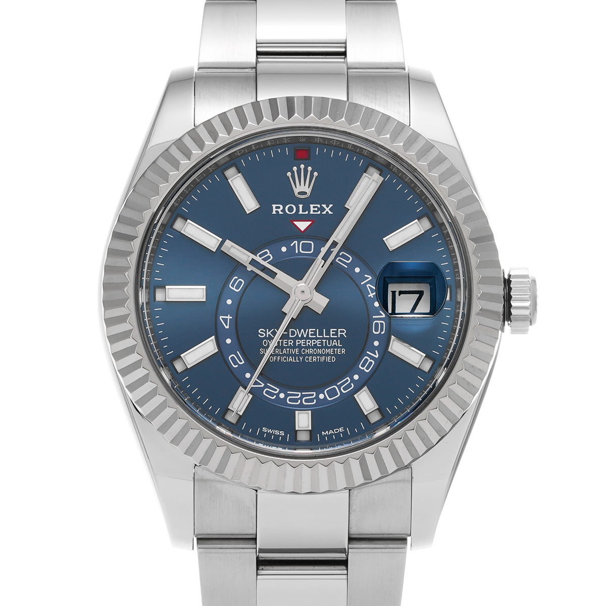 SKYDWELLER 326934 Random Serial Blue ROLEX Men's [Pre-Owned].