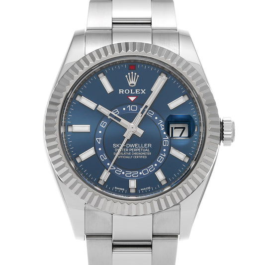 SKYDWELLER 326934 Random Serial Blue ROLEX Men's [Pre-Owned].