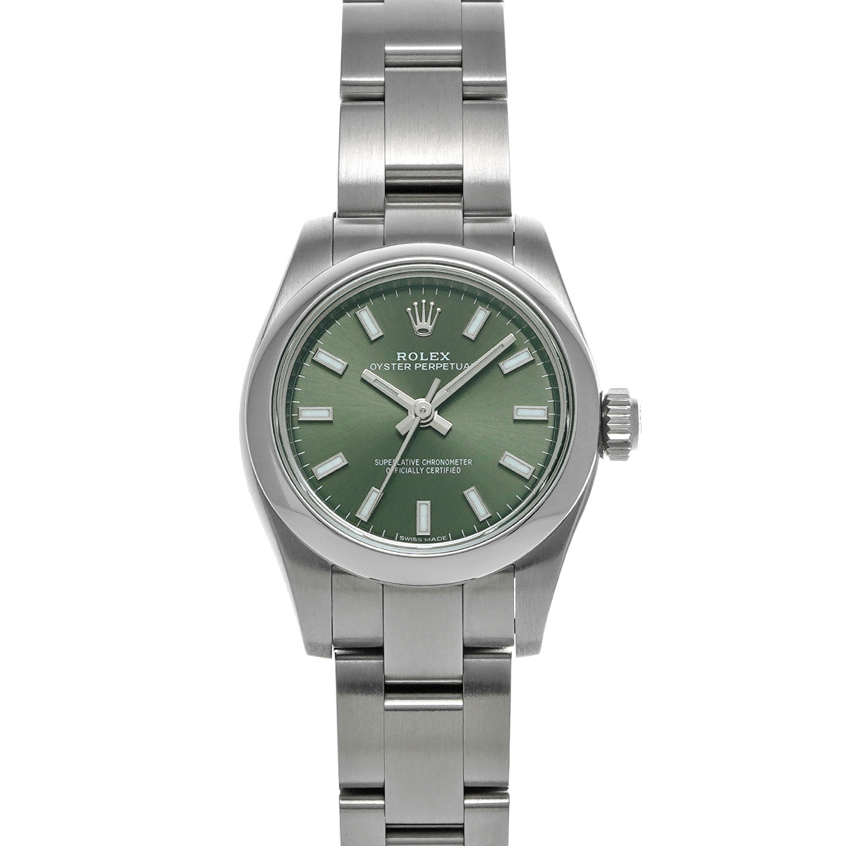 Oyster Perpetual 26 176200 Random Serial Olive Green ROLEX Ladies [Used].