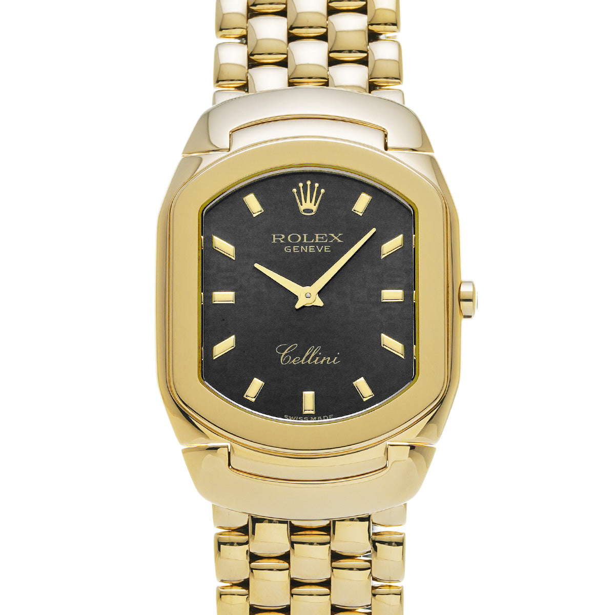 Cellini 12267 N (manufactured circa 1991) Black ROLEX Ladies [Pre-owned].