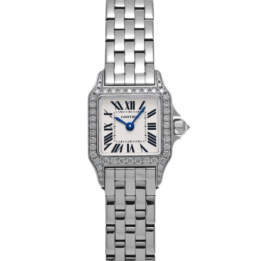 Santos Demoiselle Mini WF9005Y8 Silver CARTIER Ladies [Pre-owned]