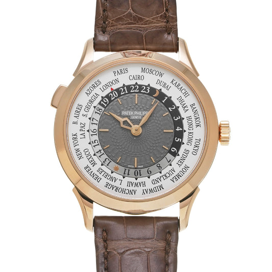 Complication World Time 5230R-001 Gray/Silver PATEK PHILIPPE Men's [Pre-Owned].