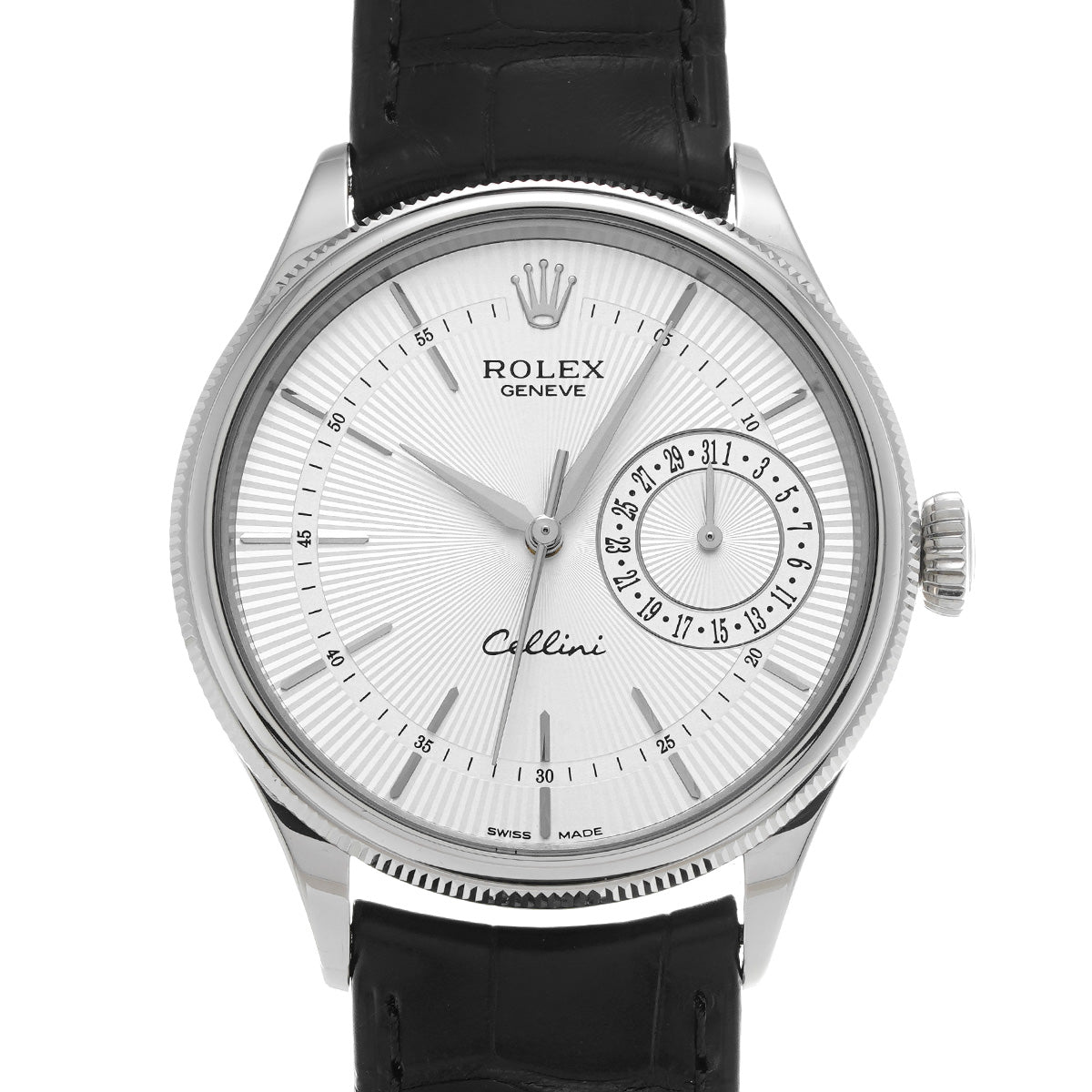 Cellini Date 50519 Random Serial Silver ROLEX Men's [Pre-owned].