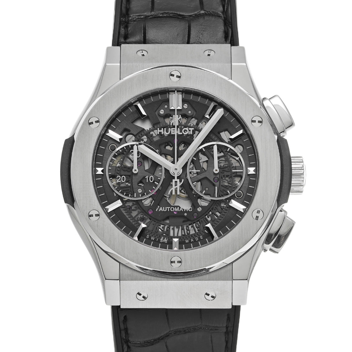Classic Fusion Aerofusion Titanium 525.NX.0170.LR Skeleton HUBLOT Men's [Pre-Owned].