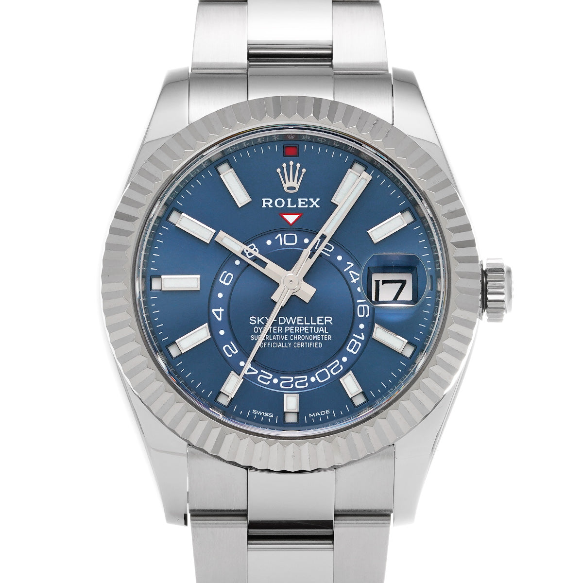 SKYDWELLER 326934 Random Serial Blue ROLEX Men's [Pre-Owned].