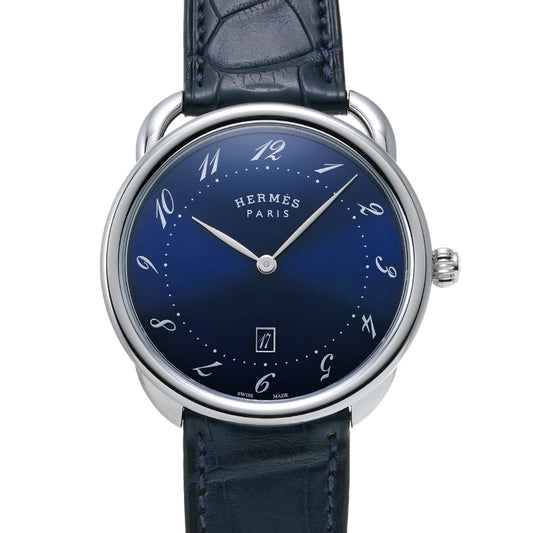 Arceau GM AR7Q.810 Blue HERMES Men's [Pre-owned].