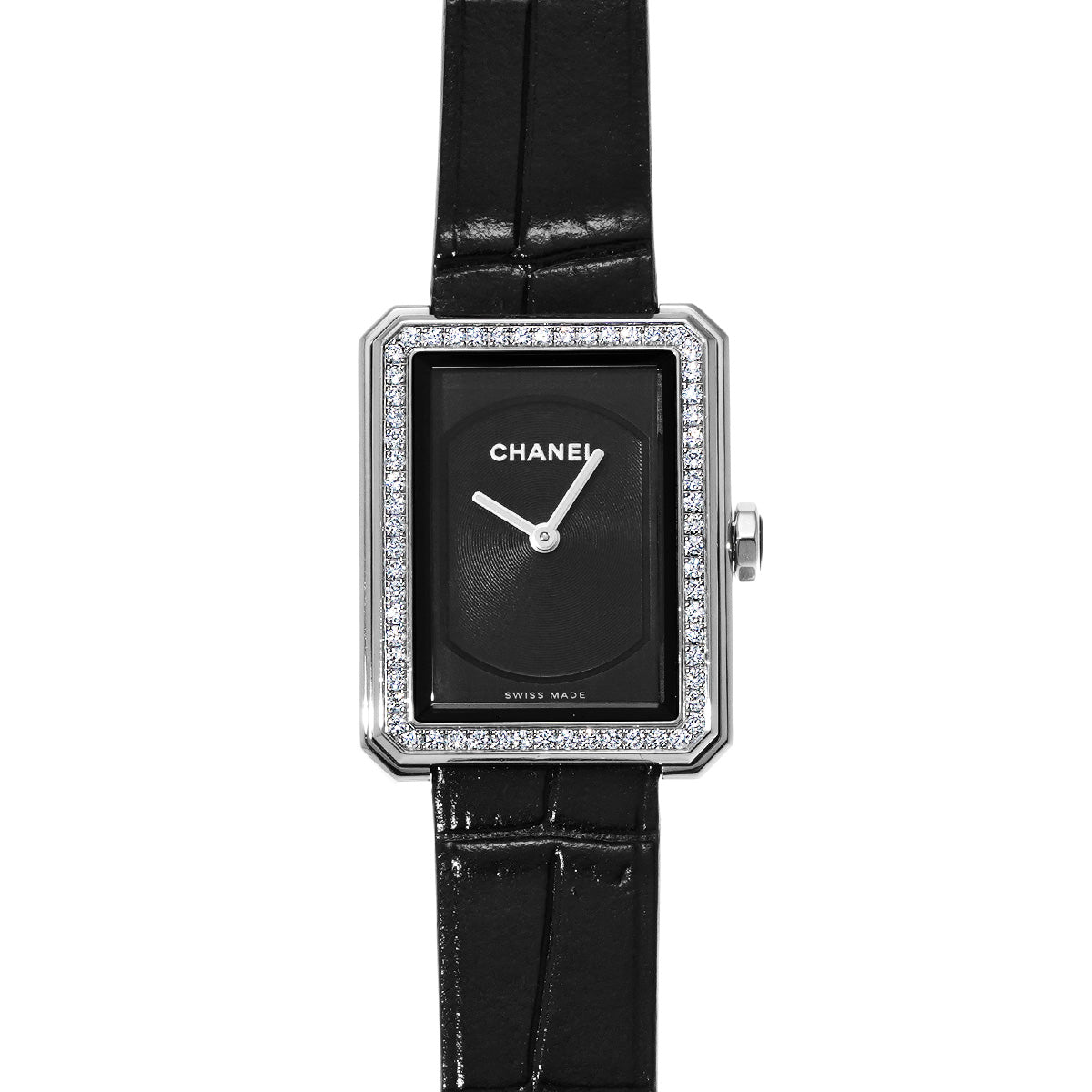 H4883 Boyfriend Black CHANEL women [Pre-owned].