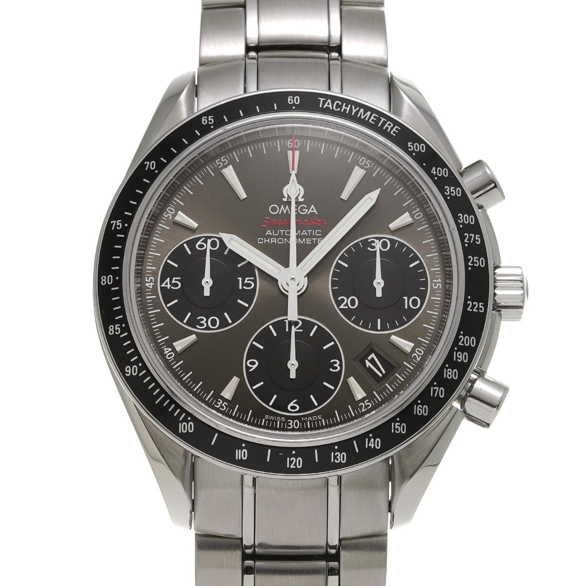 323.30.40.40.06.001 Speedmaster Date Gray/Black OMEGA Mens [Pre-owned]