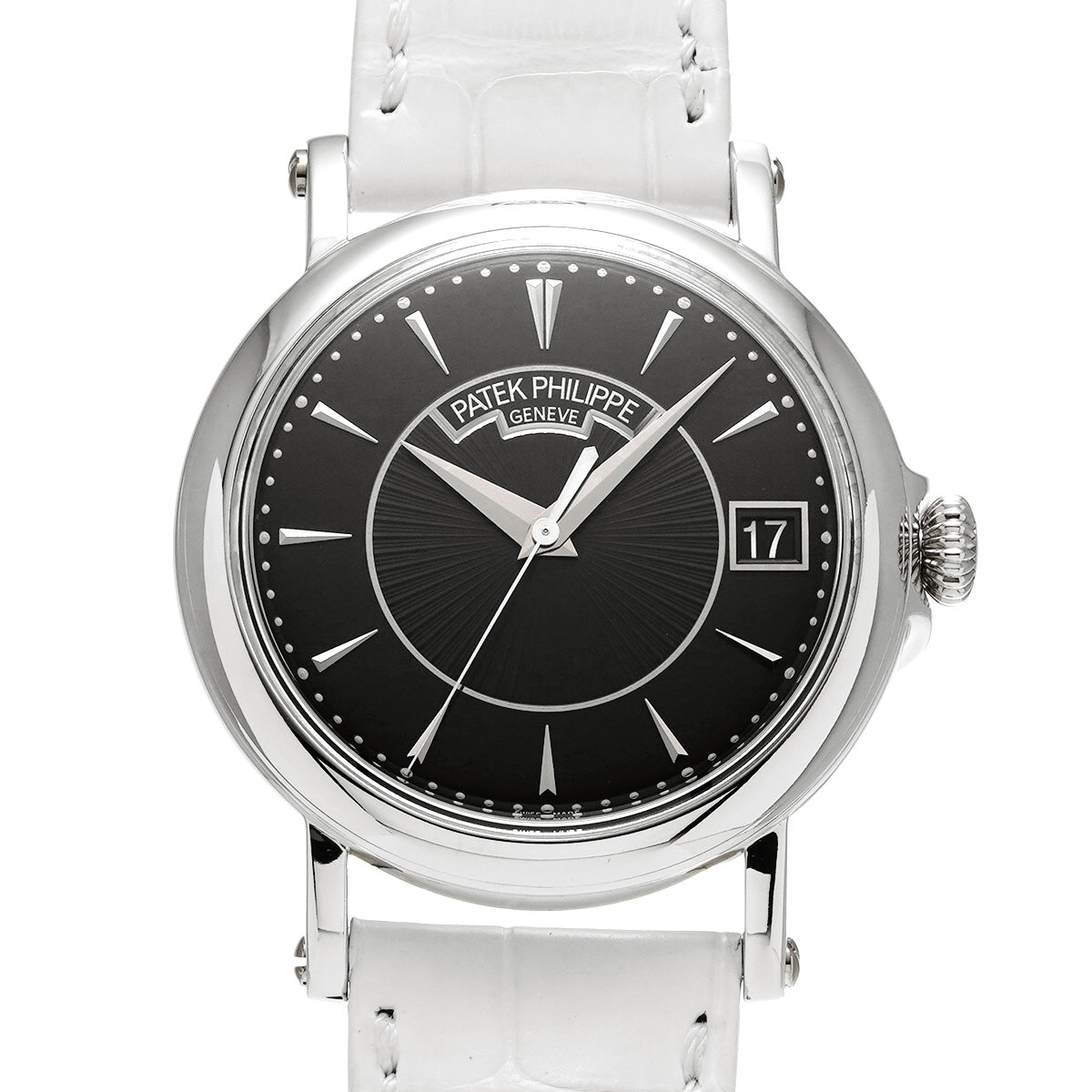 Calatrava Officer 5153G-001 Black PATEK PHILIPPE Men's [Pre-Owned].