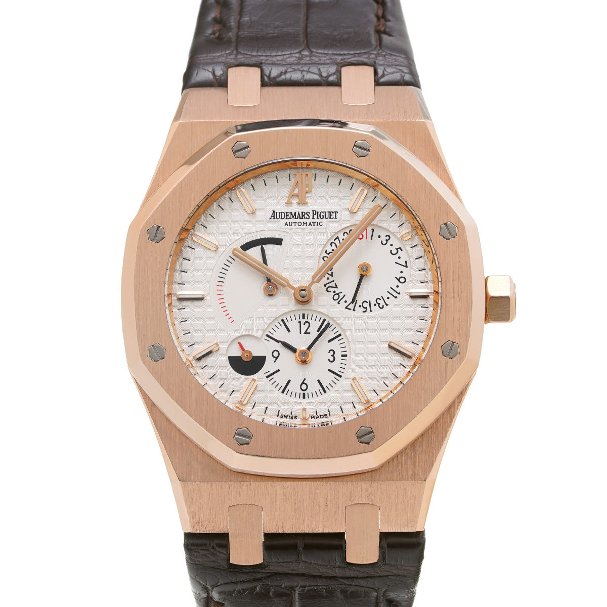 Royal Oak Dual Time 26120OR.OO.D088CR.01 White AUDEMARS PIGUET Men's [Pre-Owned].