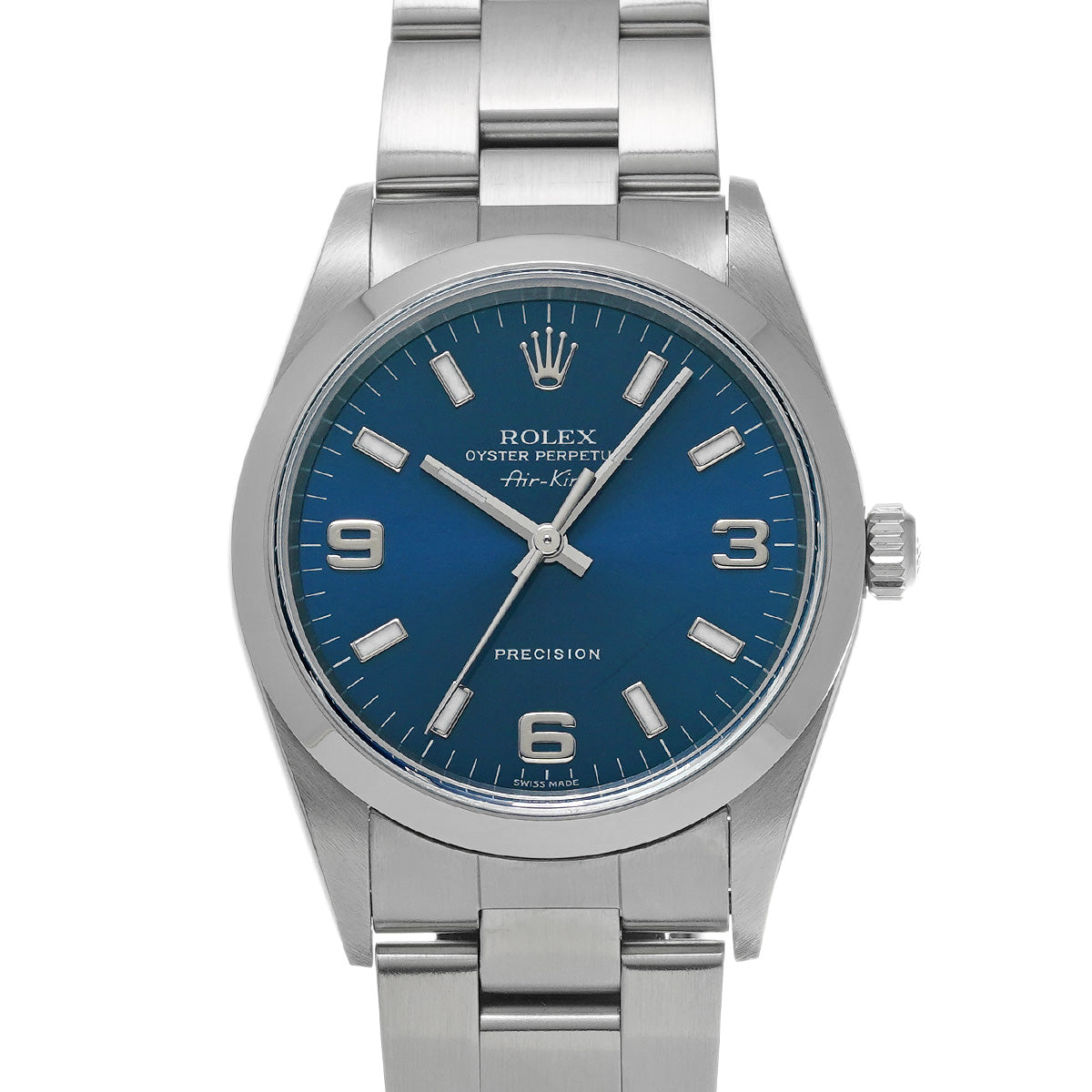 Air-King 14000 A (manufactured circa 1998) Blue ROLEX Men's [Pre-owned].