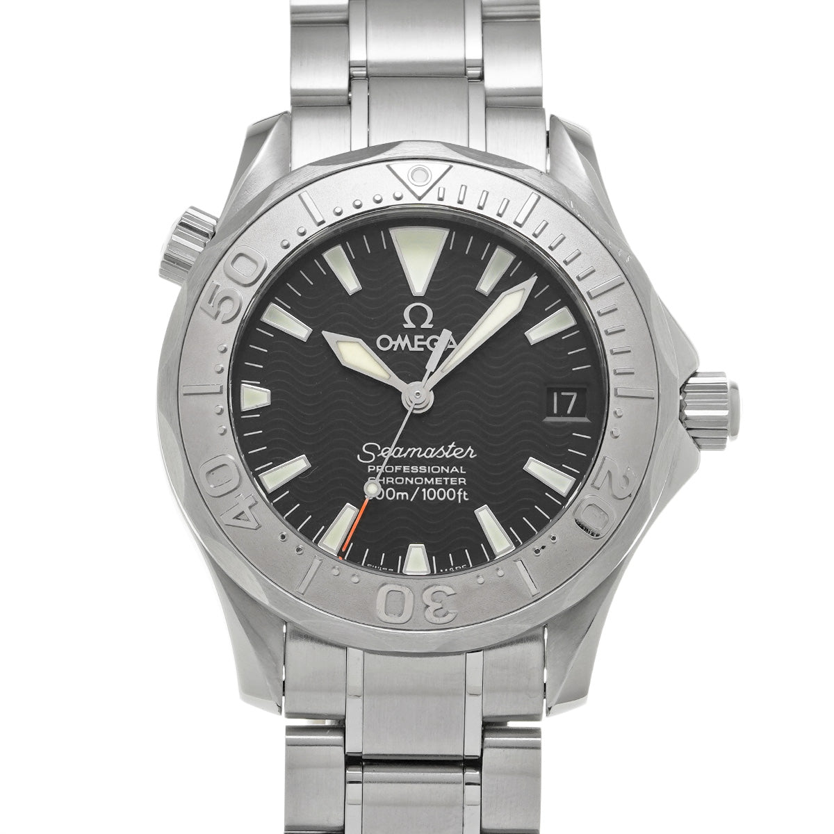 Seamaster 300 Mid Size 2236.50 Black OMEGA Unisex [Pre-owned].