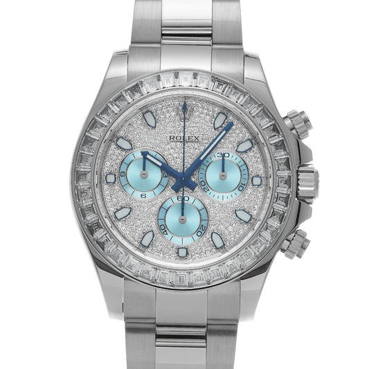 Cosmograph Daytona 116576TBR Random Serial Ice Blue/Diamond ROLEX Men's [Pre-Owned].