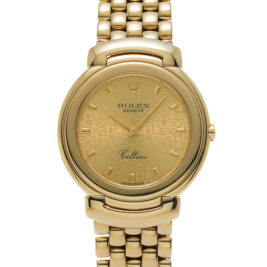 Cellini 6622/8 E (manufactured circa 1990) Champagne Computer ROLEX Men's [used].