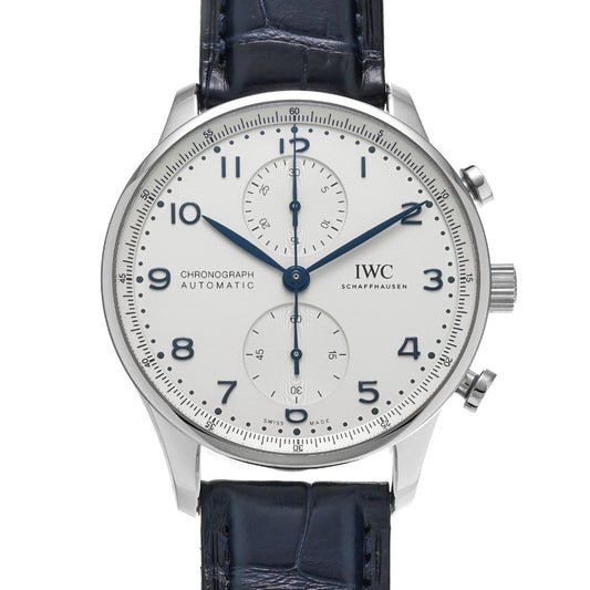 Portuguese Chronograph IW371605 Silver IWC Men's [Pre-Owned]