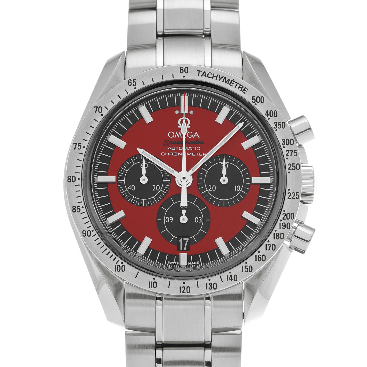 Speedmaster Legend Michael Schumacher 2005 3506.61 Red/Black OMEGA Men's [Pre-Owned]