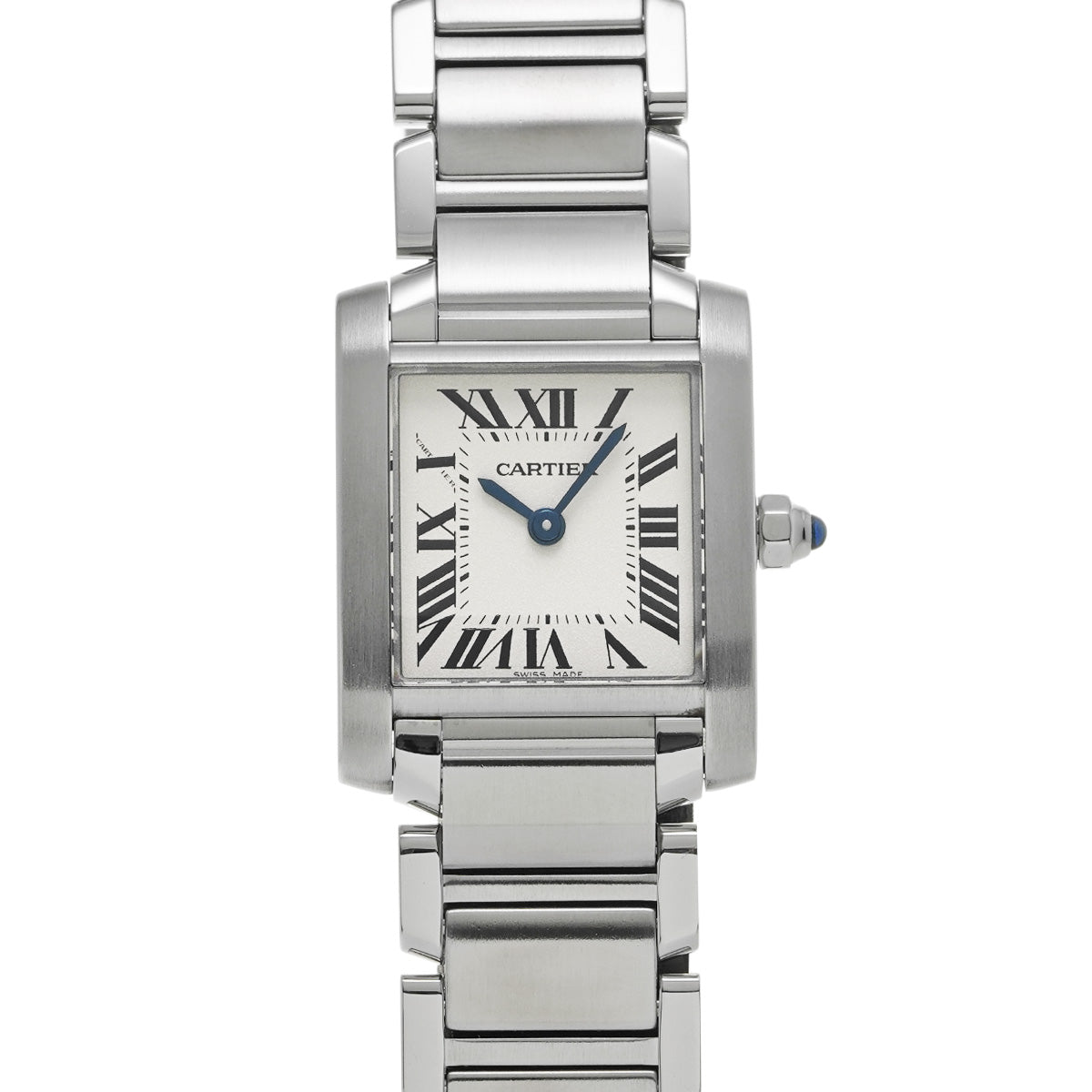 Tank Francaise SM W51008Q3 Silver CARTIER Ladies [Pre-owned]
