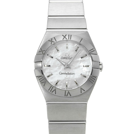 Constellation Quartz 123.10.24.60.05.001 White MOP OMEGA Ladies [Pre-owned].