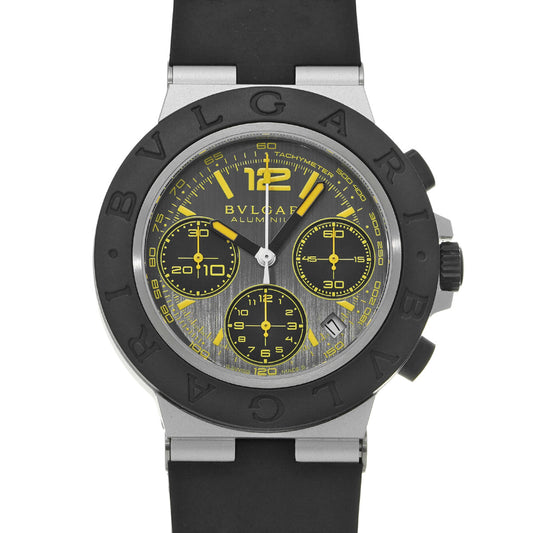 Aluminium Gran Turismo 103893 Gray BVLGARI Men's [Pre-owned].