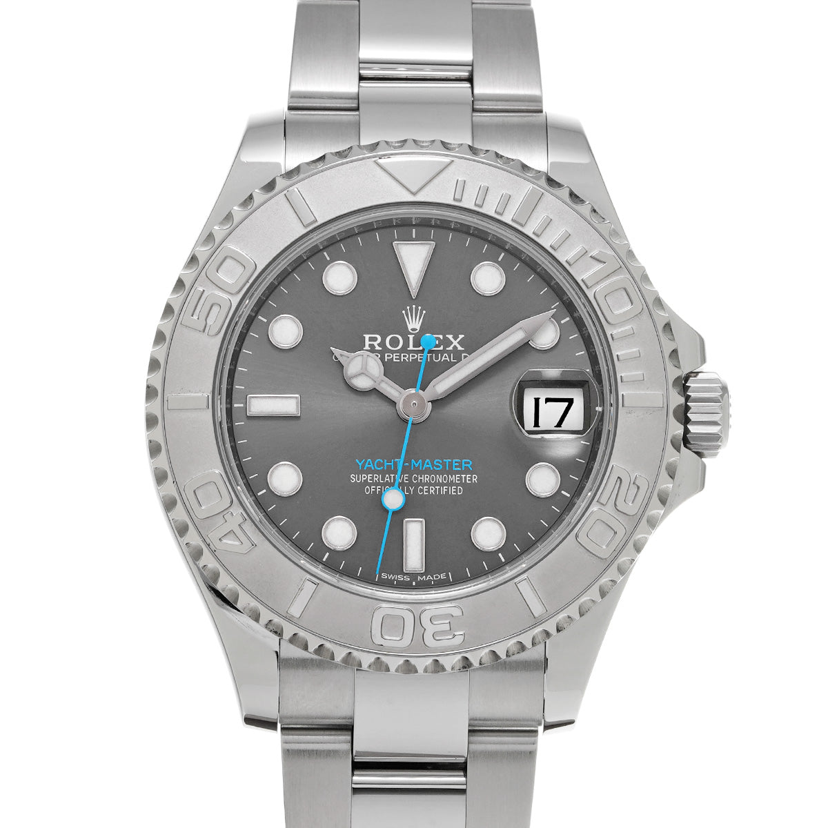 Yacht-Master 37 Dark Rhodium 268622 Random Serial Gray ROLEX Unisex [Pre-Owned].
