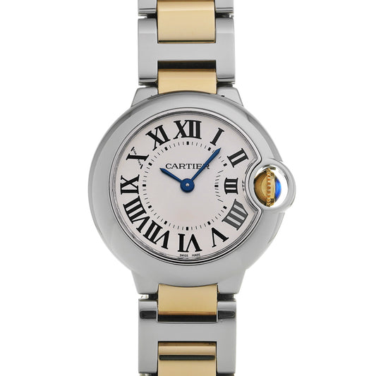 Ballon Bleu de Cartier 28mm W69007Z3 Silver CARTIER Ladies [Pre-owned].