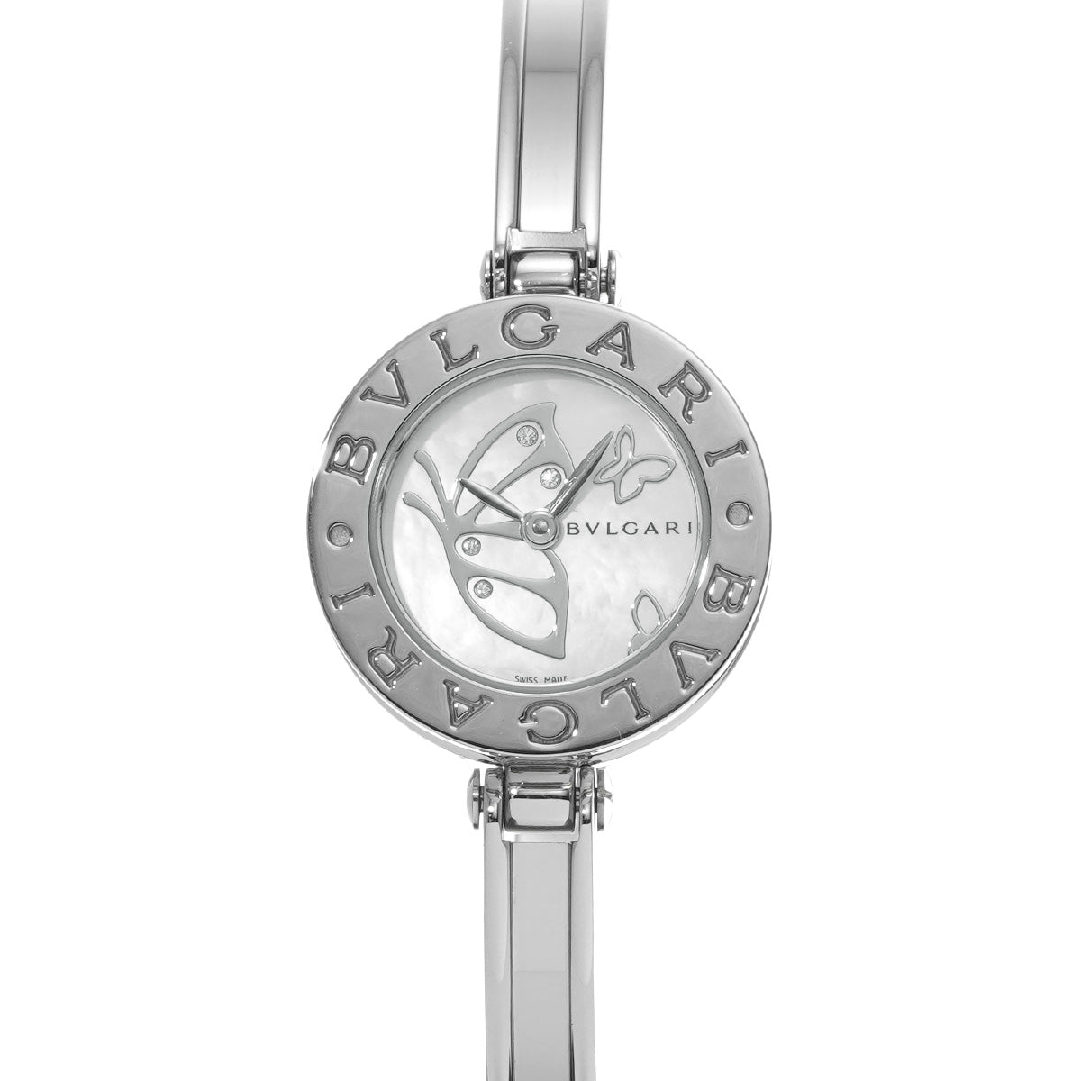 BZ22S White MOP/Diamond BVLGARI Ladies [Pre-Owned].