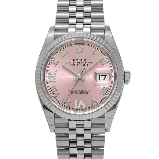 DATE JUST 36 126234 Random Serial Pink/Diamond ROLEX Men's [Pre-Owned].