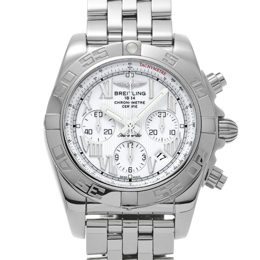 Chronomat 44 A011A90PA White BREITLING Men's [Pre-Owned].