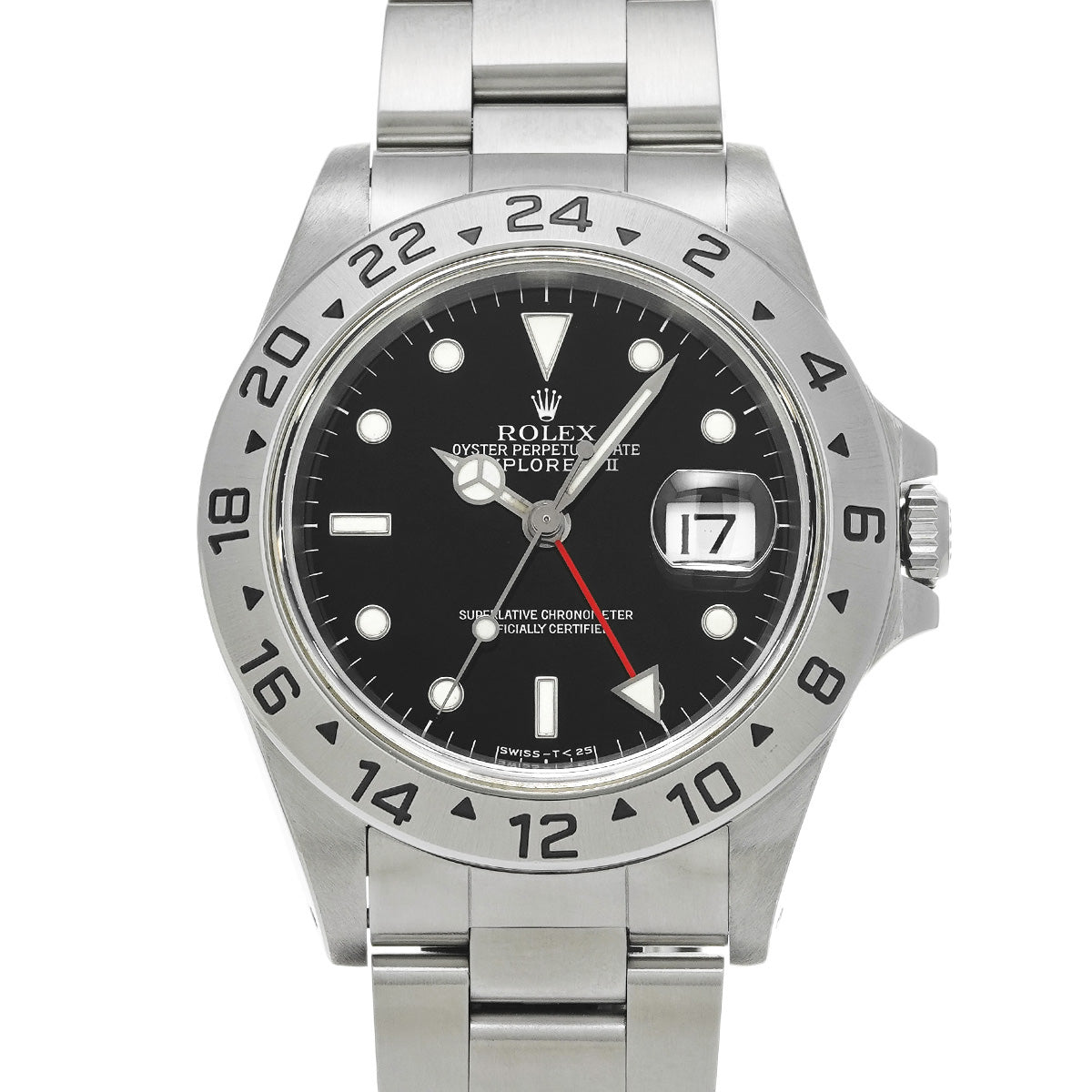 Explorer II 16570 U (manufactured circa 1997) Black ROLEX Men's [Pre-Owned].