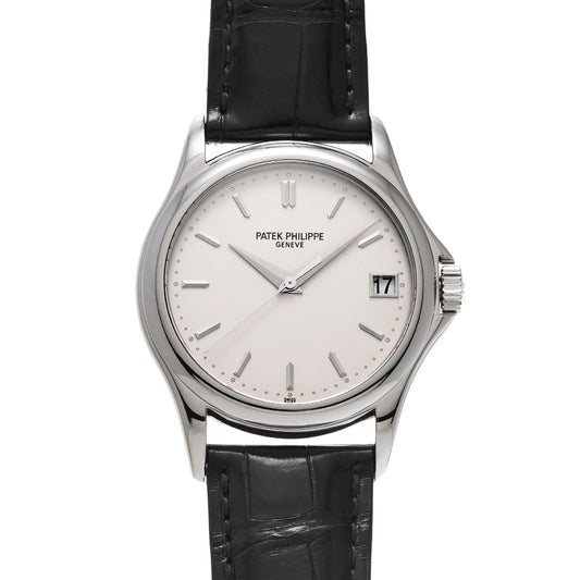 Calatrava 5127G-001 Silver PATEK PHILIPPE Men's [Pre-Owned].