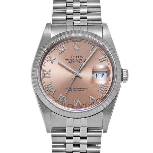 DATE JUST 16234 U (manufactured circa 1998) Pink ROLEX Men's [Pre-Owned].