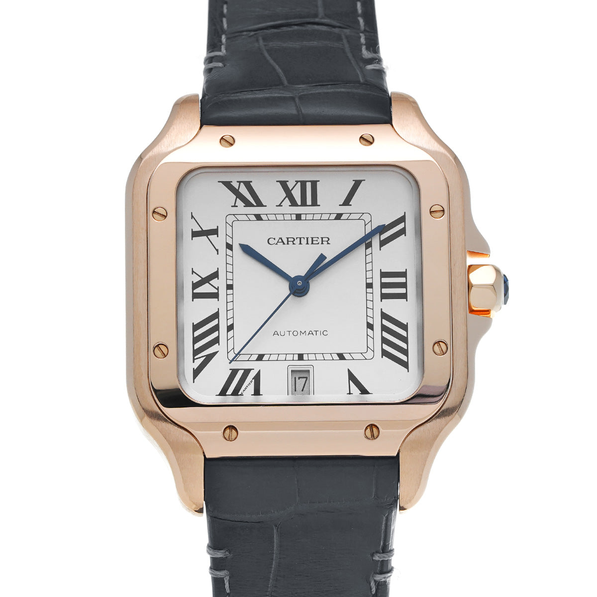 Santos de Cartier LM WGSA0019 Silver CARTIER Men's [Pre-owned]