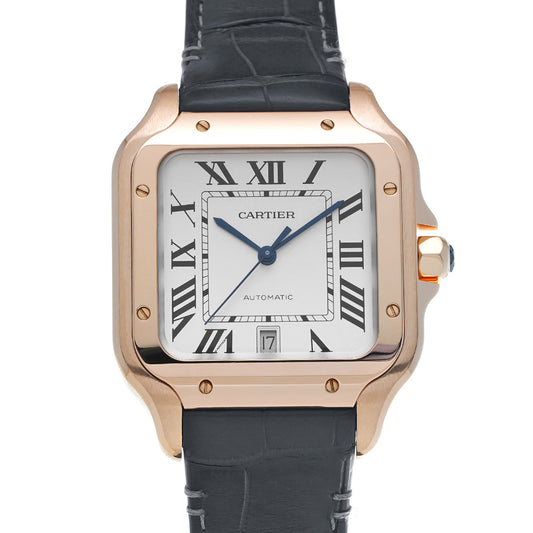 Santos de Cartier LM WGSA0019 Silver CARTIER Men's [Pre-owned]