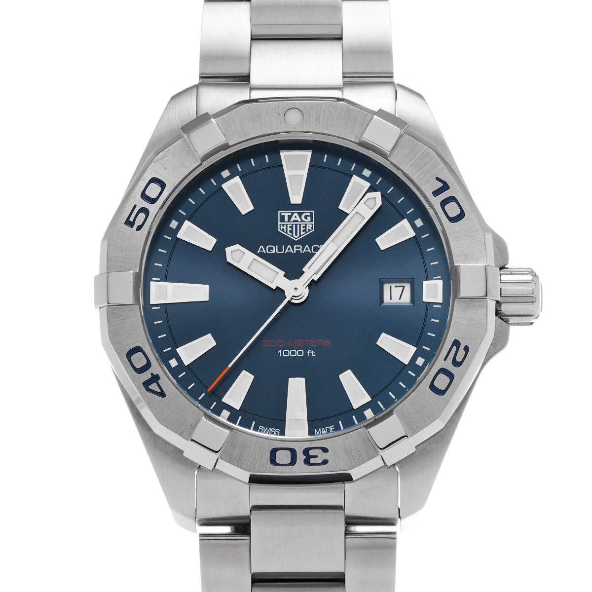 Aquaracer Quartz WBD1112.BA0928 Blue TAG HEUER Men's [Pre-Owned].