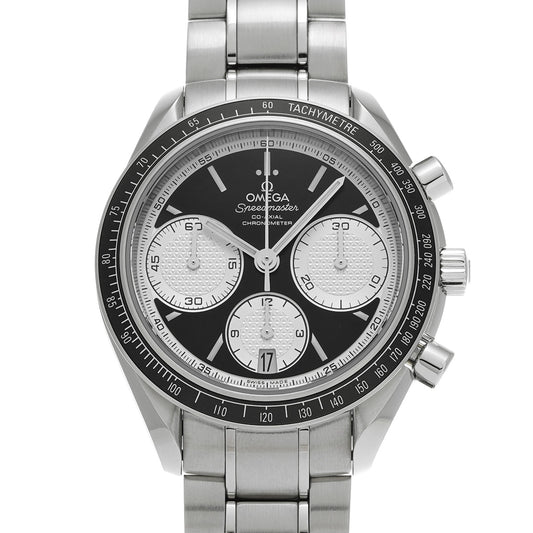 Speedmaster Racing Co-Axial 326.30.40.50.01.002 Black/Silver OMEGA Men's [Pre-Owned].