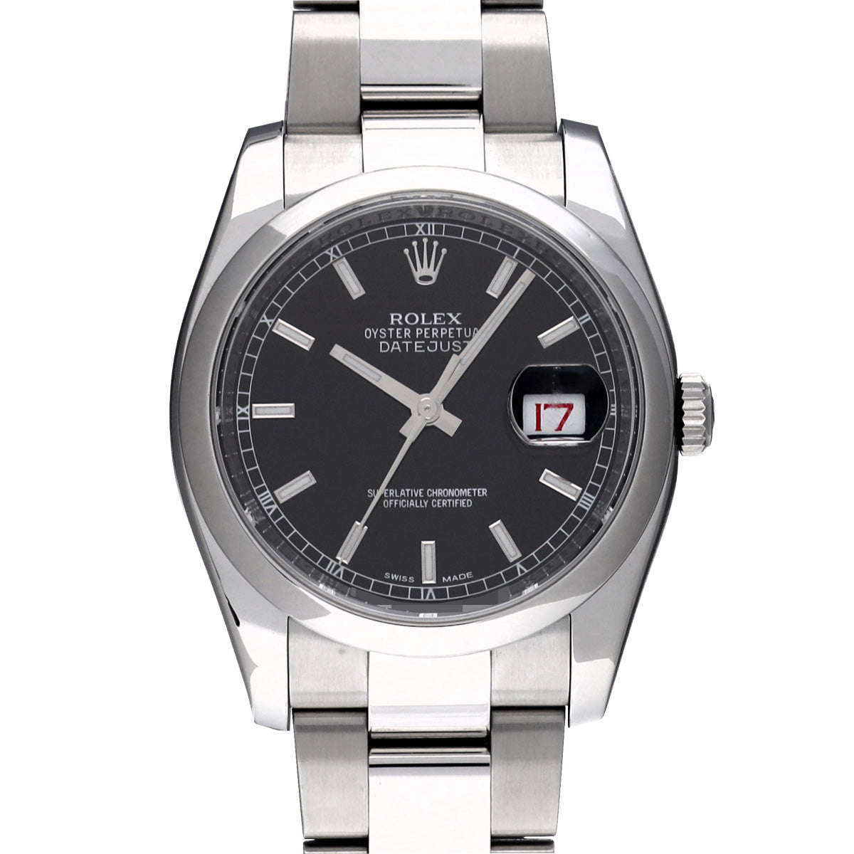 DATE JUST 116200 Random Serial Black ROLEX Men's [Pre-owned].